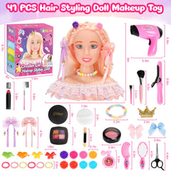 Ylpaprm doll head hair salon makeup for stylish, imaginative looks.