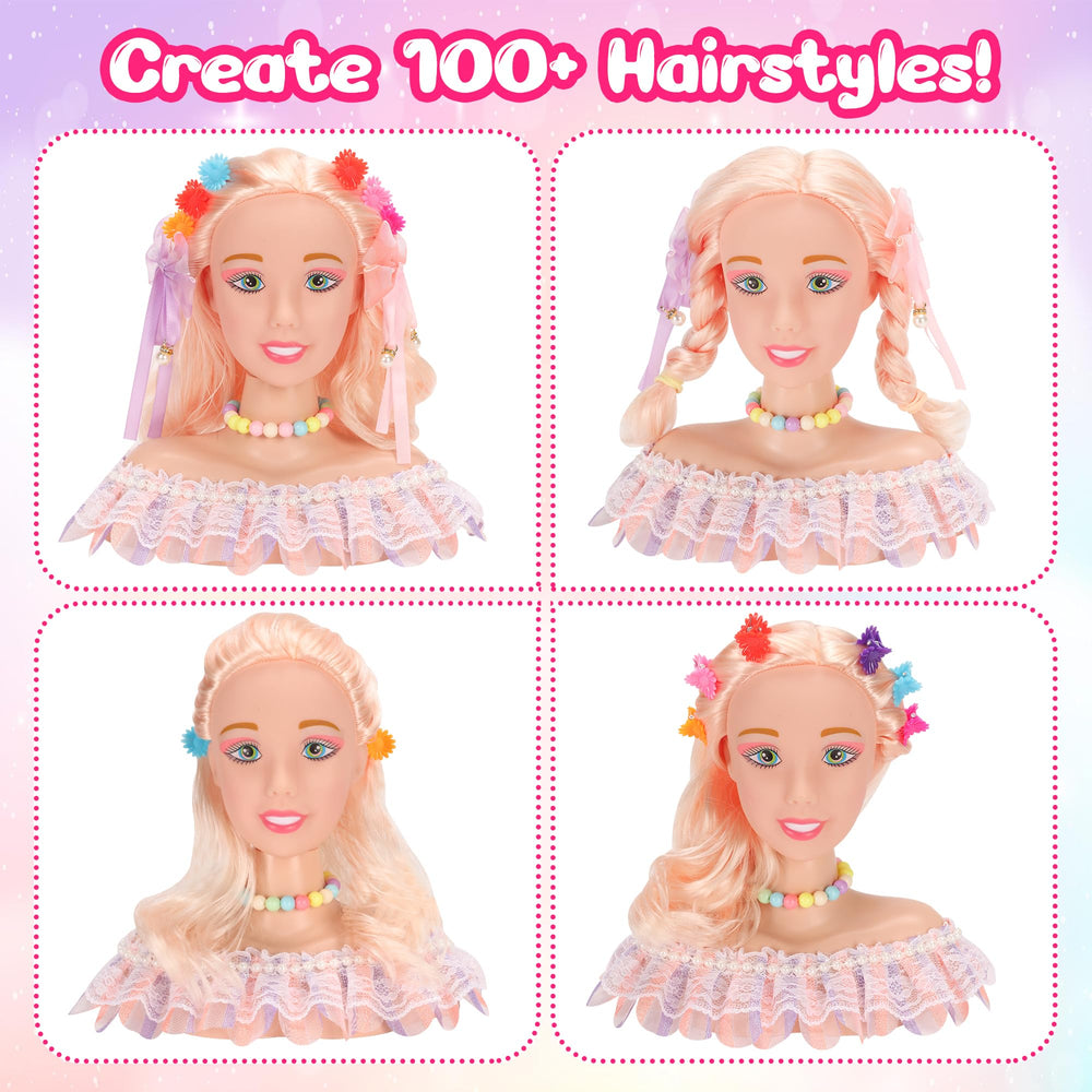 Ylpaprm variety of hair accessories enables endless styling possibilities.