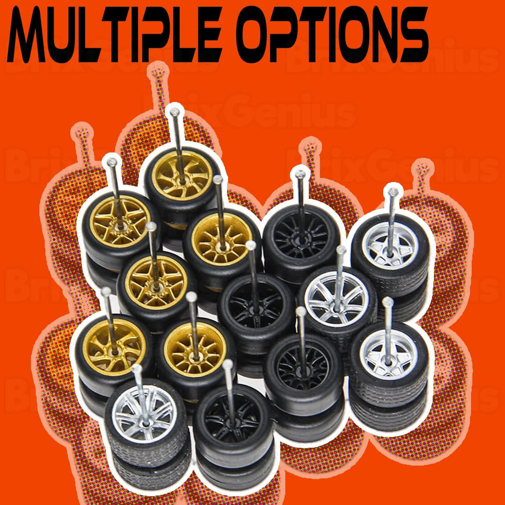 Ylutex 1/64 wheels with intricate detailing for authentic look