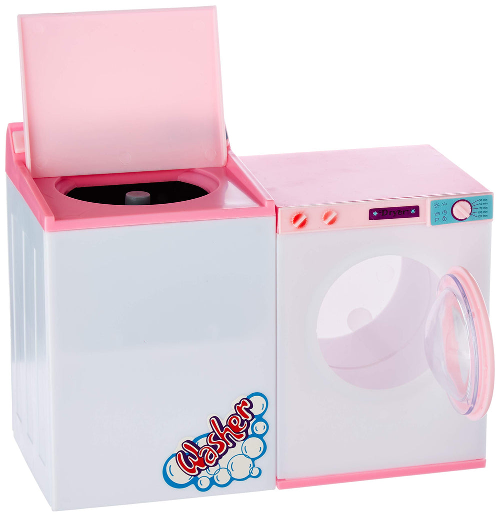 YMCtoys My Fancy Life pink laundry basket for sorting tiny clothes.