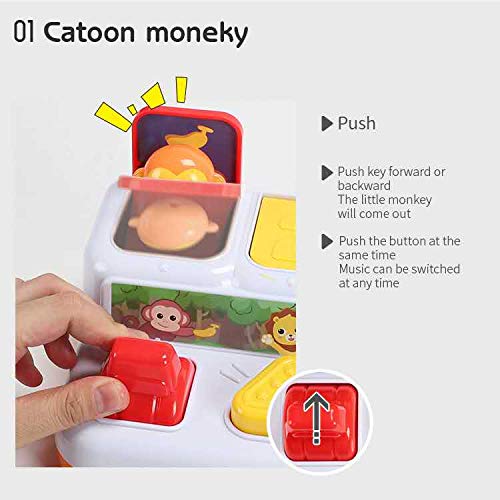 YMDLY Toys Animal Park music mode demonstrates cause-and-effect in action