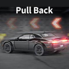 YMHAT Hellcat toy car open doors enhances imaginative play and realism.