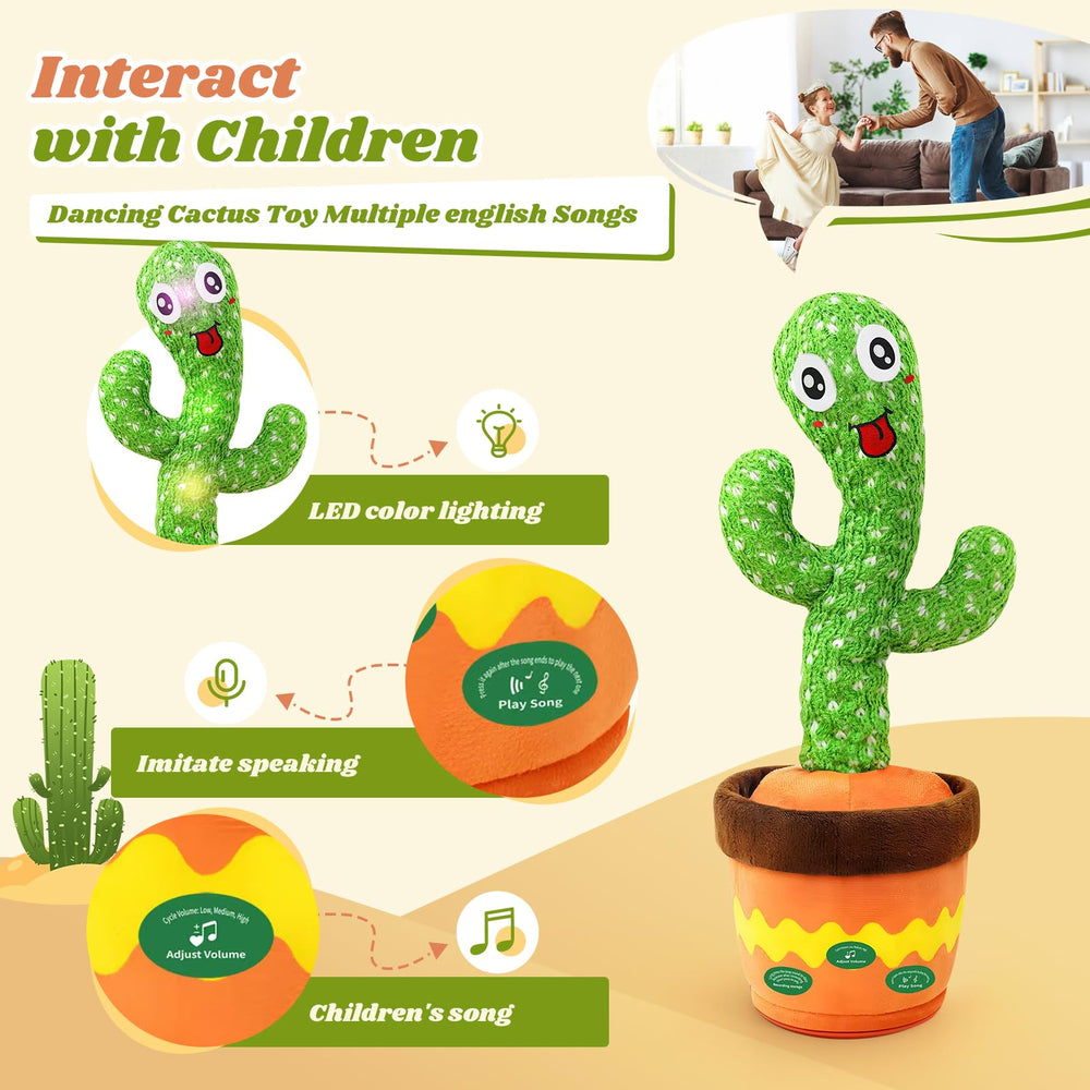YMLTP colorful cactus decor toy adds charm to any room