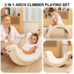 Ymonlia climber ladder mat enhances versatility for forts and routes