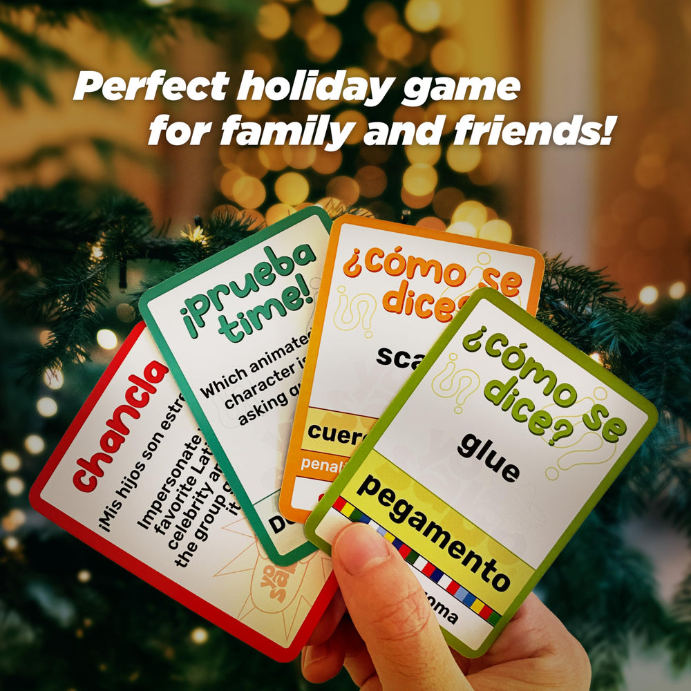 Yo Sabo cultural trivia cards highlighting Latino heritage topics.