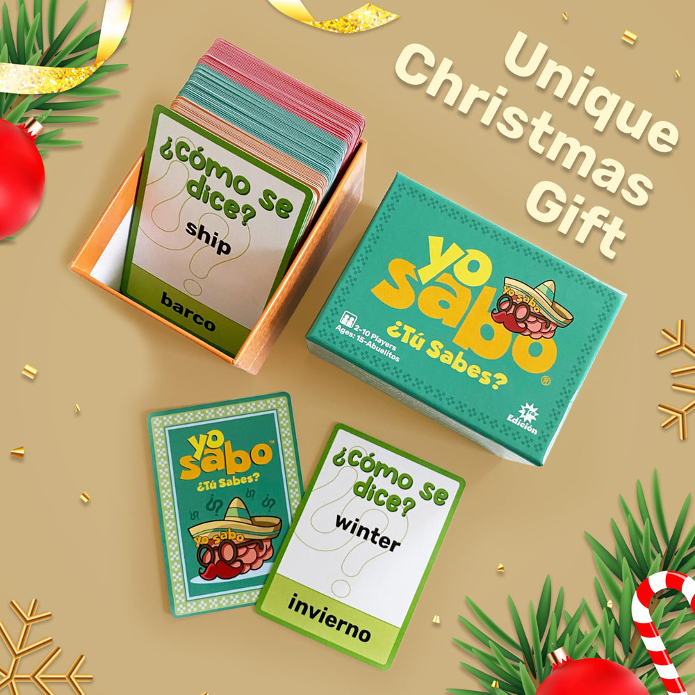 Yo Sabo Edition 1 cultural trivia cards celebrate Latino topics and conversation starters