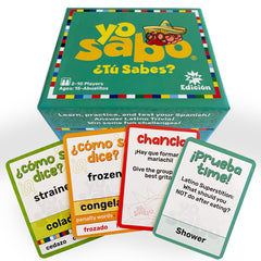 Yo Sabo Edition 2 card game pack with 198 cards for family learning and fun.