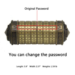 Detailed assembly shot demonstrates how to reset the password for personalization.