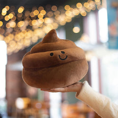 Yoholto Poop Plush Pillow 9-inch size for desks and beds
