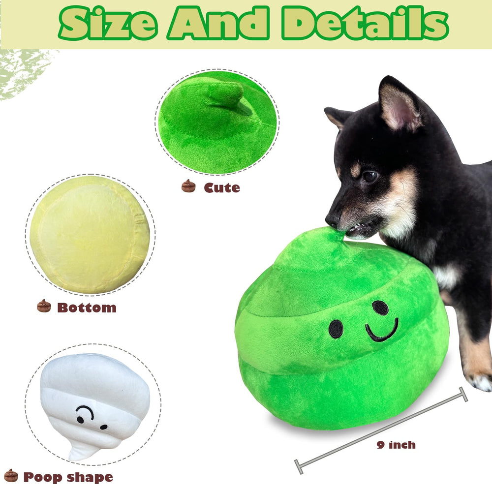 Yoholto Poop Plush Pillow green color for quirky flair