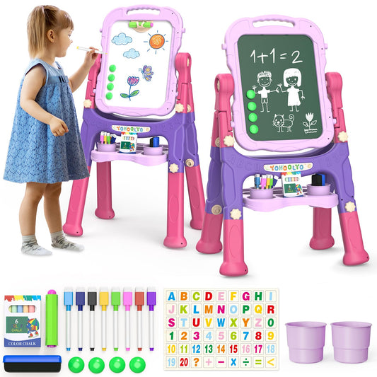 YOHOOLYO Kids Easel 360-rotate for versatile play and learning.