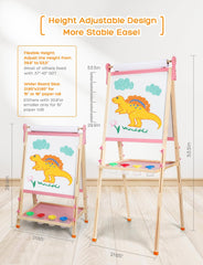 YOHOOLYO magnetic chalkboard side for magnetic letters and chalk art.