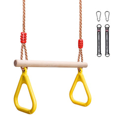 YOHOOLYO trapeze bar 18-inch for kids' backyard play and balance training