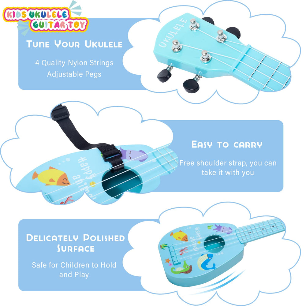 YOLOPLUS+ ukulele strap provides comfortable, balanced practice sessions