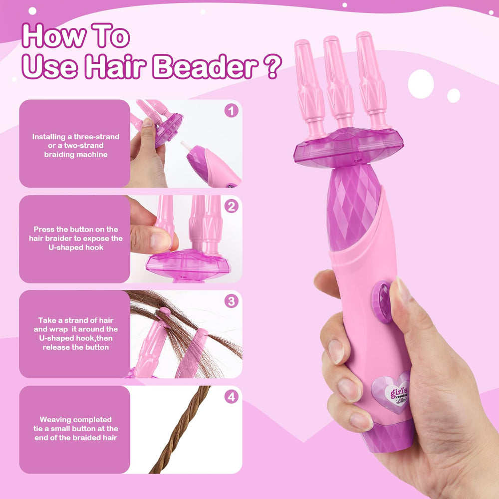 Yoloflix rubber bands keep hairstyles secure during playtime.