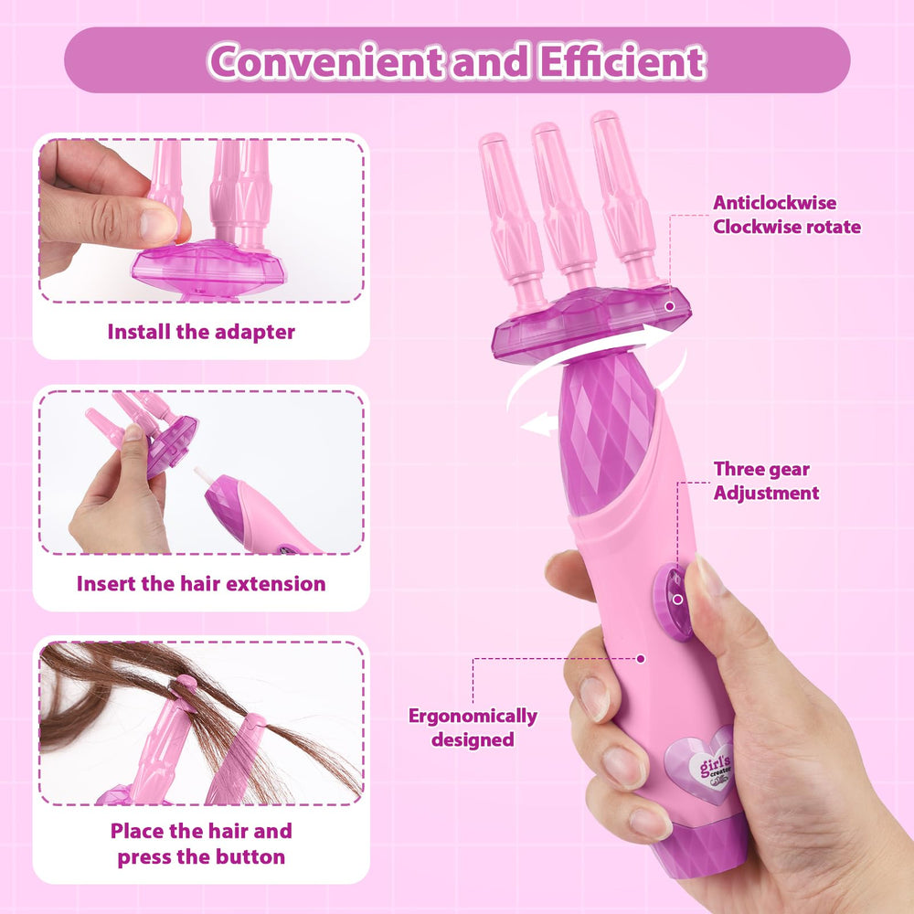 Yoloflix hair gems stamper adds sparkling accents to favorite hairstyles