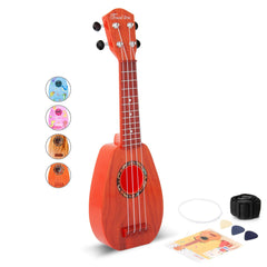 YOLOPARK 17-inch kids guitar front view for easy beginner play