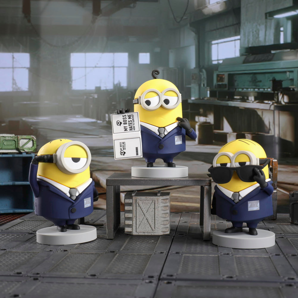 YOLOPARK Despicable Me 4 Agent collection display for a playful mini gallery.