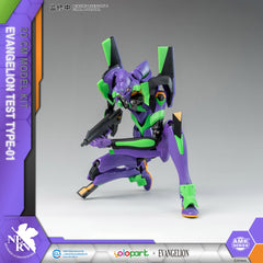 YOLOPARK interchangeable hands provide varied action stances for EVA-01.