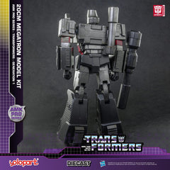 YOLOPARK Megatron display-ready figure fits collectors' shelves.