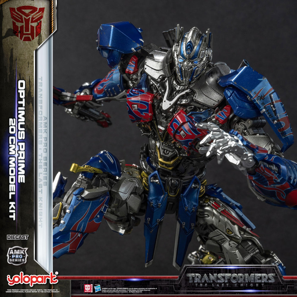 YOLOPARK Optimus Prime packaging and display art aids gifting and presentation