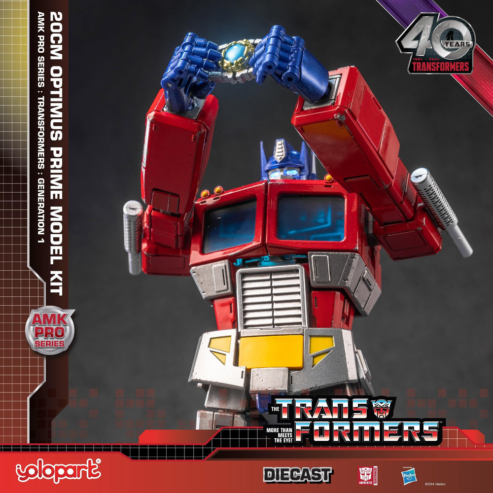 YOLOPARK Optimus Prime diecast details add premium feel