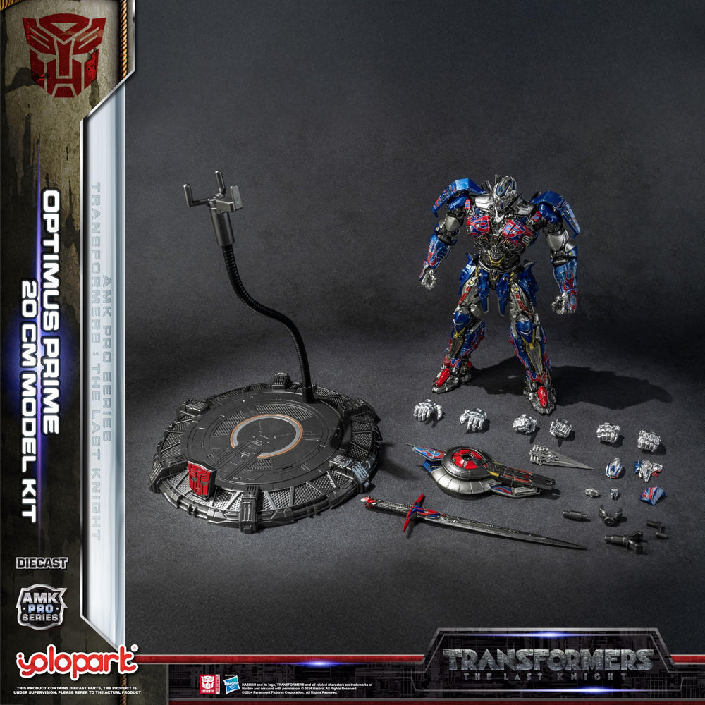 YOLOPARK Optimus Prime with upgraded weaponry back view for dynamic posing