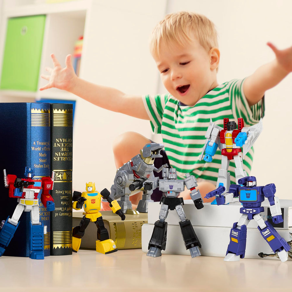 YOLOPARK Transformers preassembled figures image, quick setup for kids.