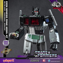 YOLOPARK Nemesis Prime diecast armor adds weight and balance for handling.