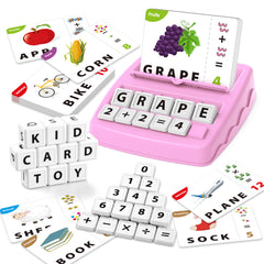 Yolscue Montessori letter games flashcards for early spelling practice and word-image association