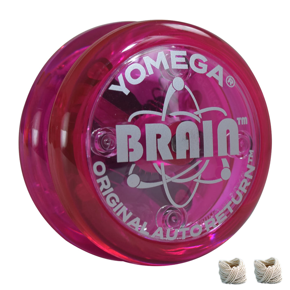 Yomega Brain pink front view for beginner practice