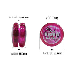 Yomega Brain pink includes two extra strings