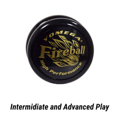 Yomega Fireball YoYo modular design for easy maintenance and untangling.