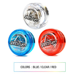 Yomega Spectrum packaging and warranty information illustrated for easy activation.