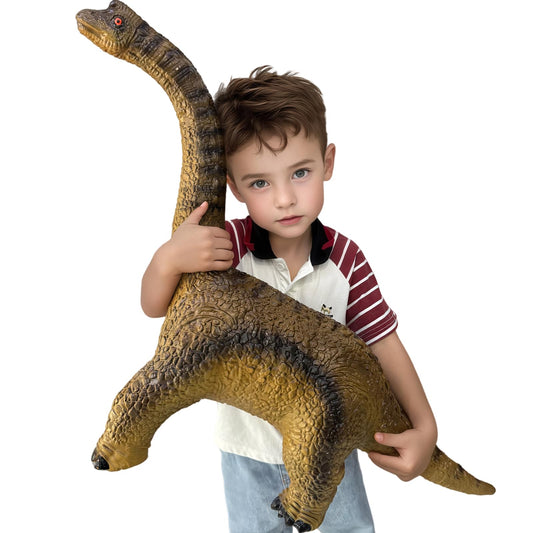 YONGJULE brachiosaurus 32inch standing toy for imaginative play and display.