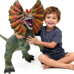 YONGJULE 29-inch Dilophosaurus inflatable for imaginative play at home