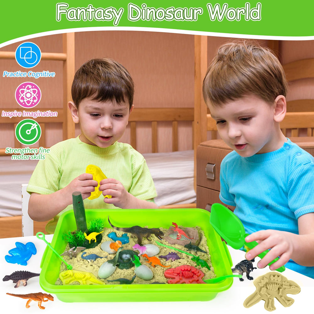 YongnKids dinosaur toys with volcano section encourage storytelling and role play.