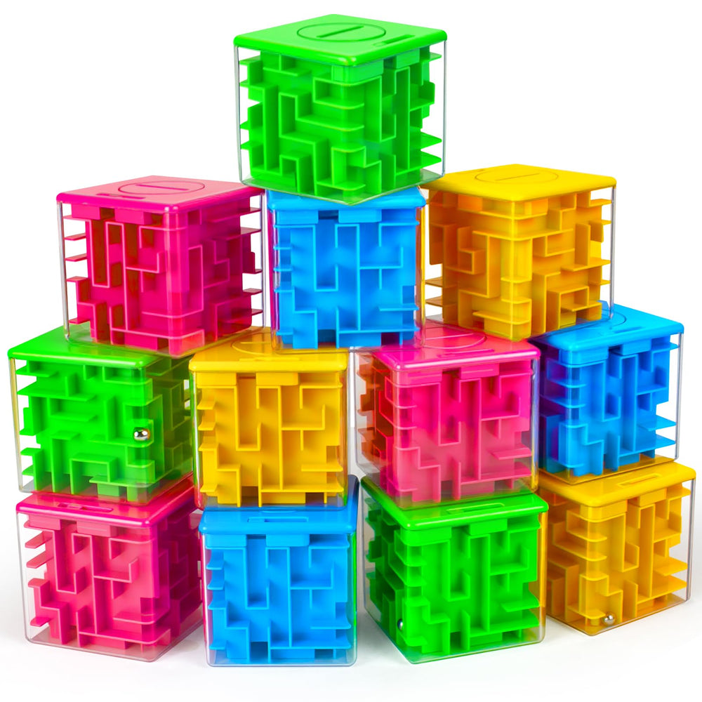 YongnKids money maze box 12-pack on display, a unique gift for celebrations and puzzles.