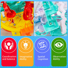 YongnKids puzzle ball 150-obstacle maze, varied challenge for extended play.