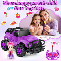YongnKids RC car driving on carpet for indoor maneuverability