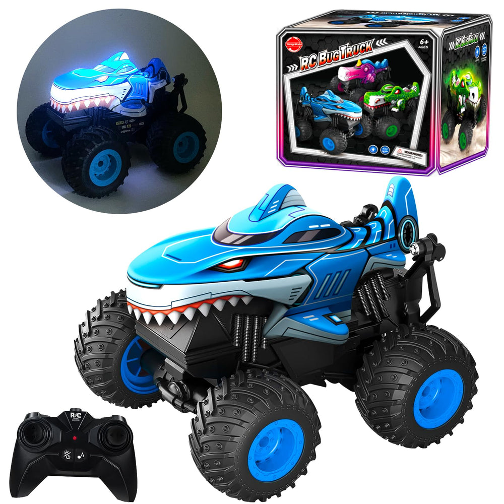 YongnKids remote-control shark monster front view for dynamic play and thrills.