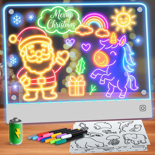 YONHAN Rechargeable LED drawing board with four magnets for easy tracing.