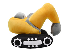 YONLIT soft fabric excavator detail showing skin-friendly plush texture.