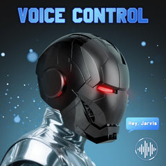 YONTYEQ MK5 helmet LED eyes lit for immersive cosplay