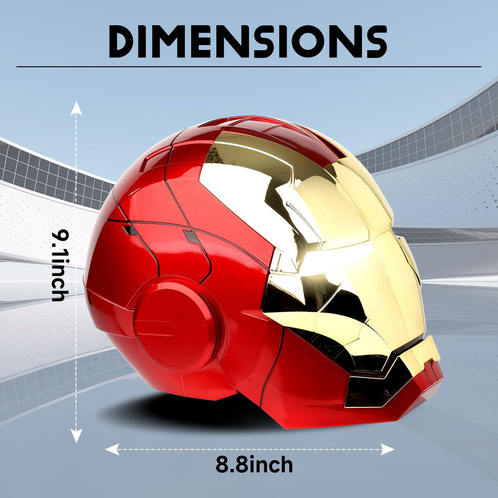 YONTYEQ MK5 helmet with LED eyes for a cinematic look during gameplay.