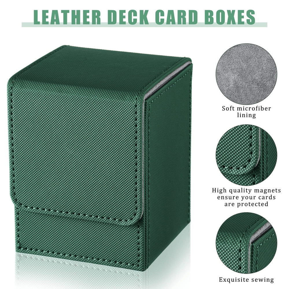 Yookeer deck boxes in four colors help organize collections at a glance