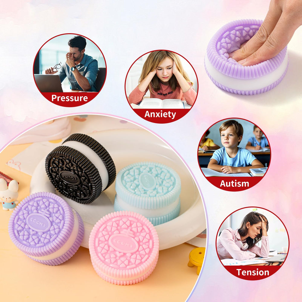 Yooshi fidget cookie squishies ideal as classroom prizes and party favors