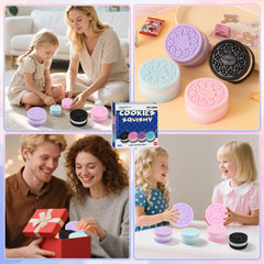 Yooshi squishy cookie toys provide safe tactile play for kids and adults