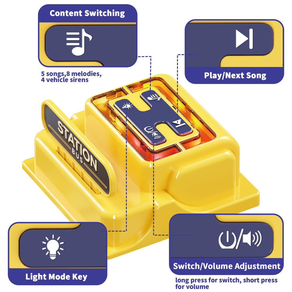 Yooyid Puzzle Track Car 2, smooth-fit pieces encouraging problem solving.