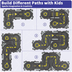 Yooyid Puzzle Track Light Mode highlighting visual cues for focus.